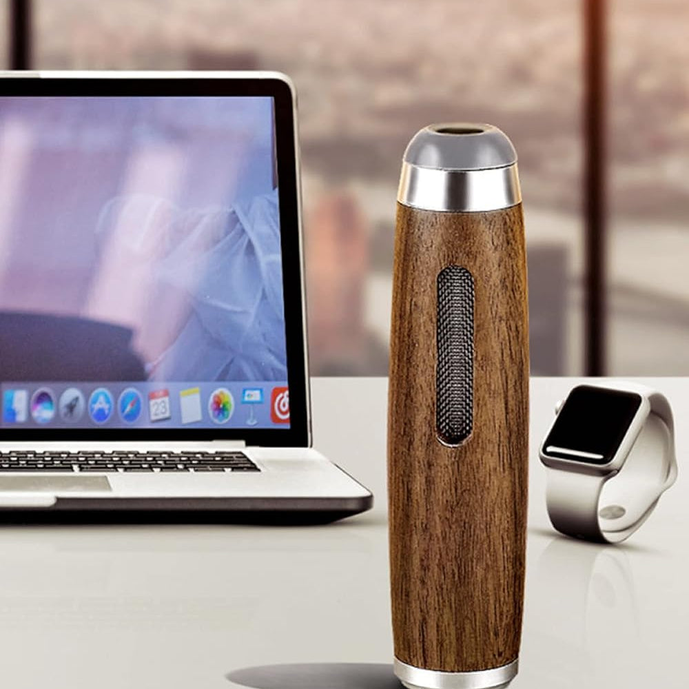 Travel Cigar Case & Smoking Accessories — Walnut Wood Cigar Box