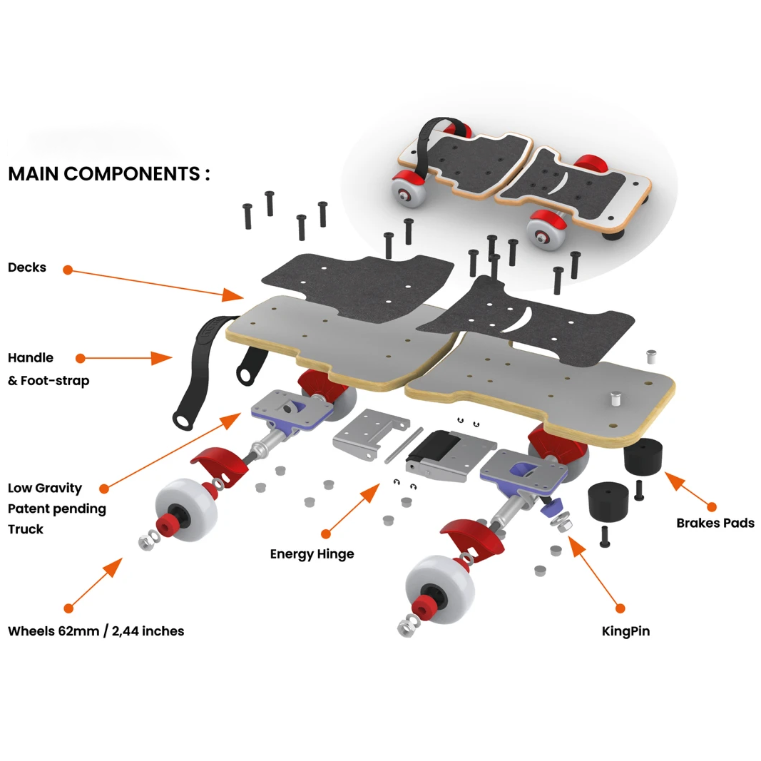 Foldable Mini-Skate – Effortless Urban Freedom