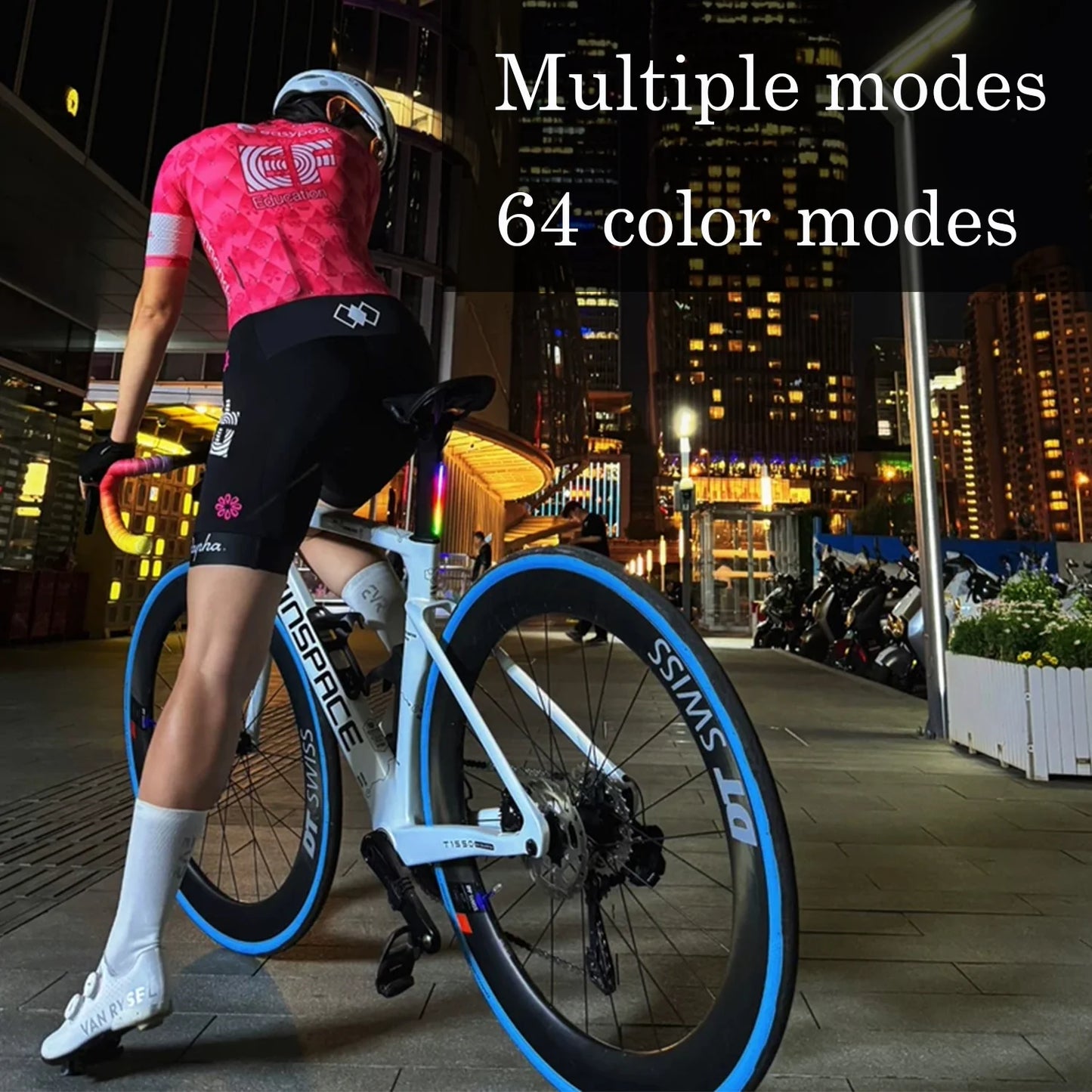 New Road Bike Seat Post Water Drop Tail Light | Long Battery Life