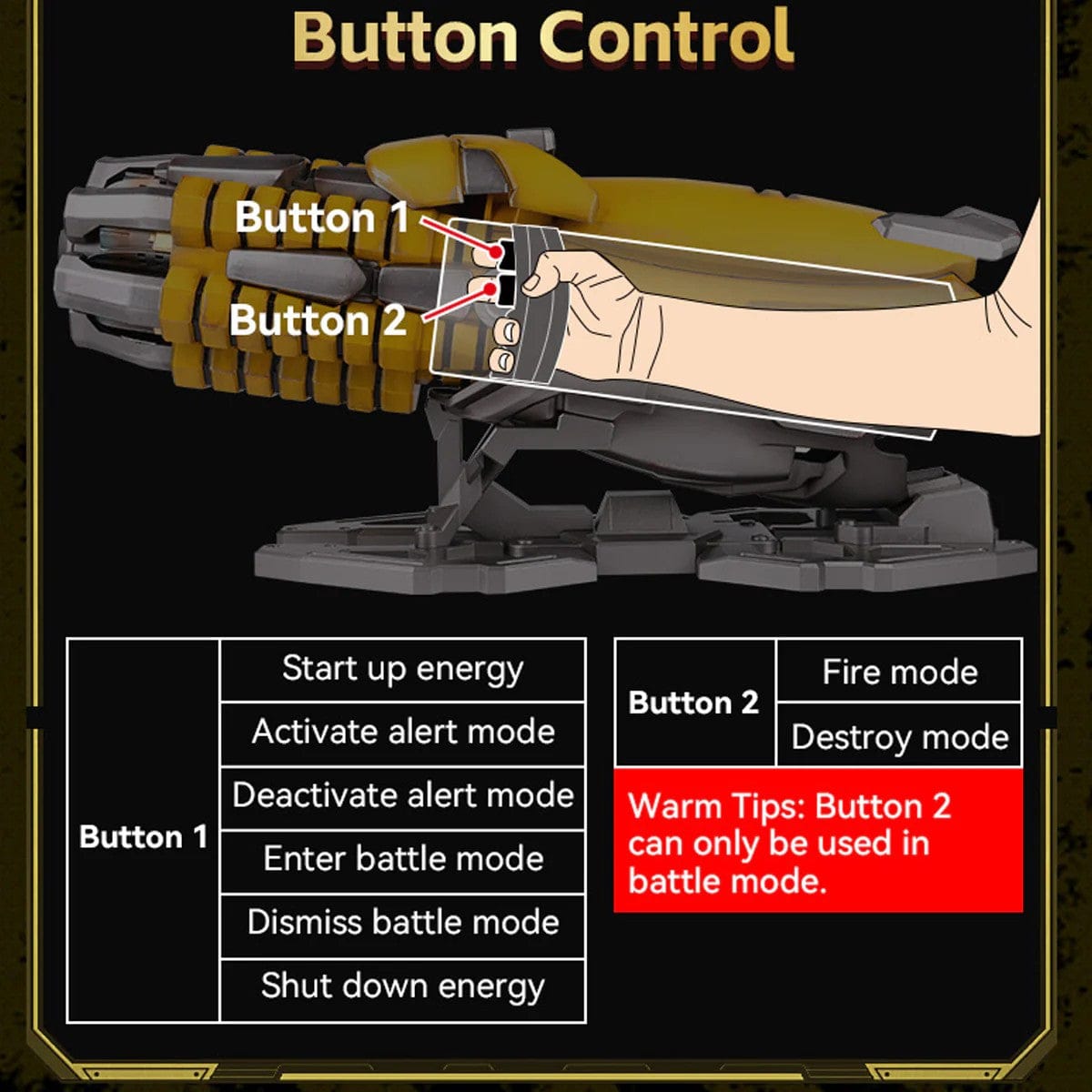 TRANSFORMERS Bumblebee Wearable Blaster