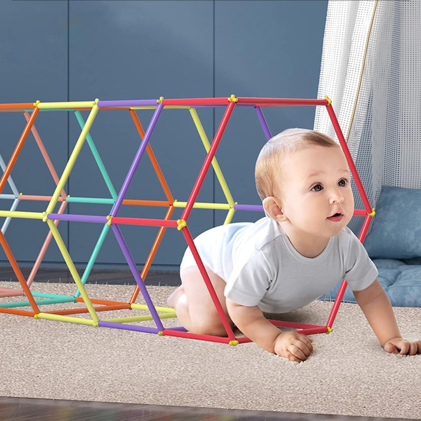 800-Piece Straw Constructor STEM Building Set