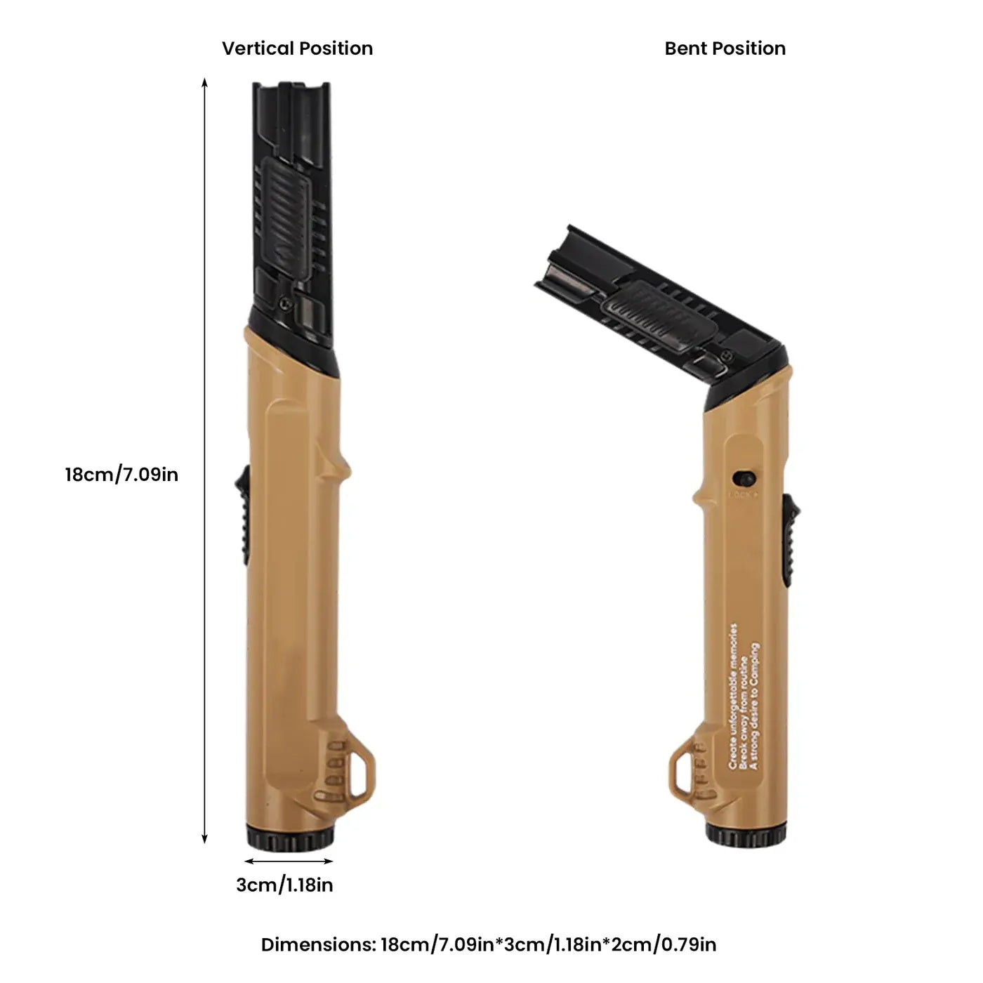 Military Style Outdoor Fire Starter Lighter – Rugged Survival Ignition Tool
