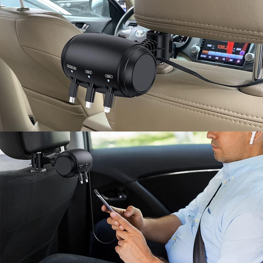 3-in-1 Headrest Fast Charging Base