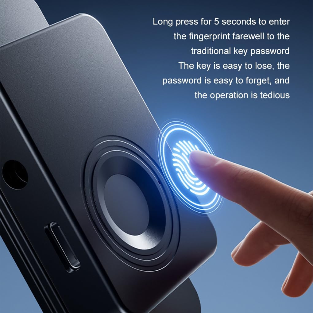Fingerprint Lock | Food Safety, Advanced Biometric Technology, USB Rechargeable