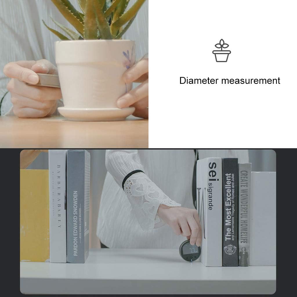 Electronic Tape Measure | LCD Display C-Type Rechargeable Digital Ruler, Suitable for Flat