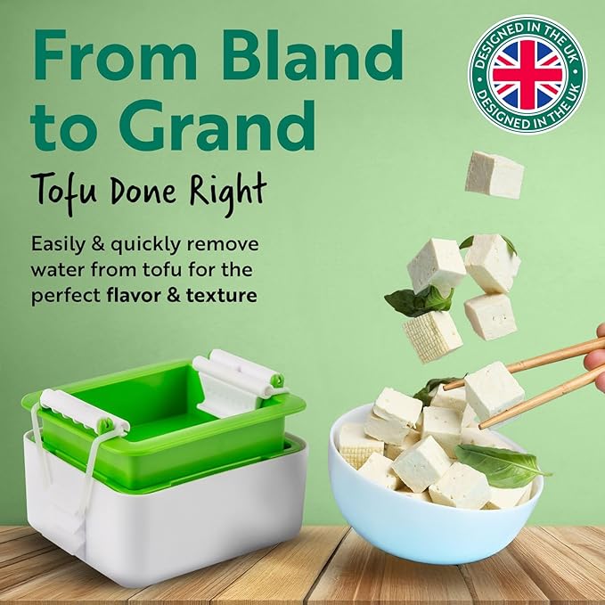 Tofu press quickly removes water