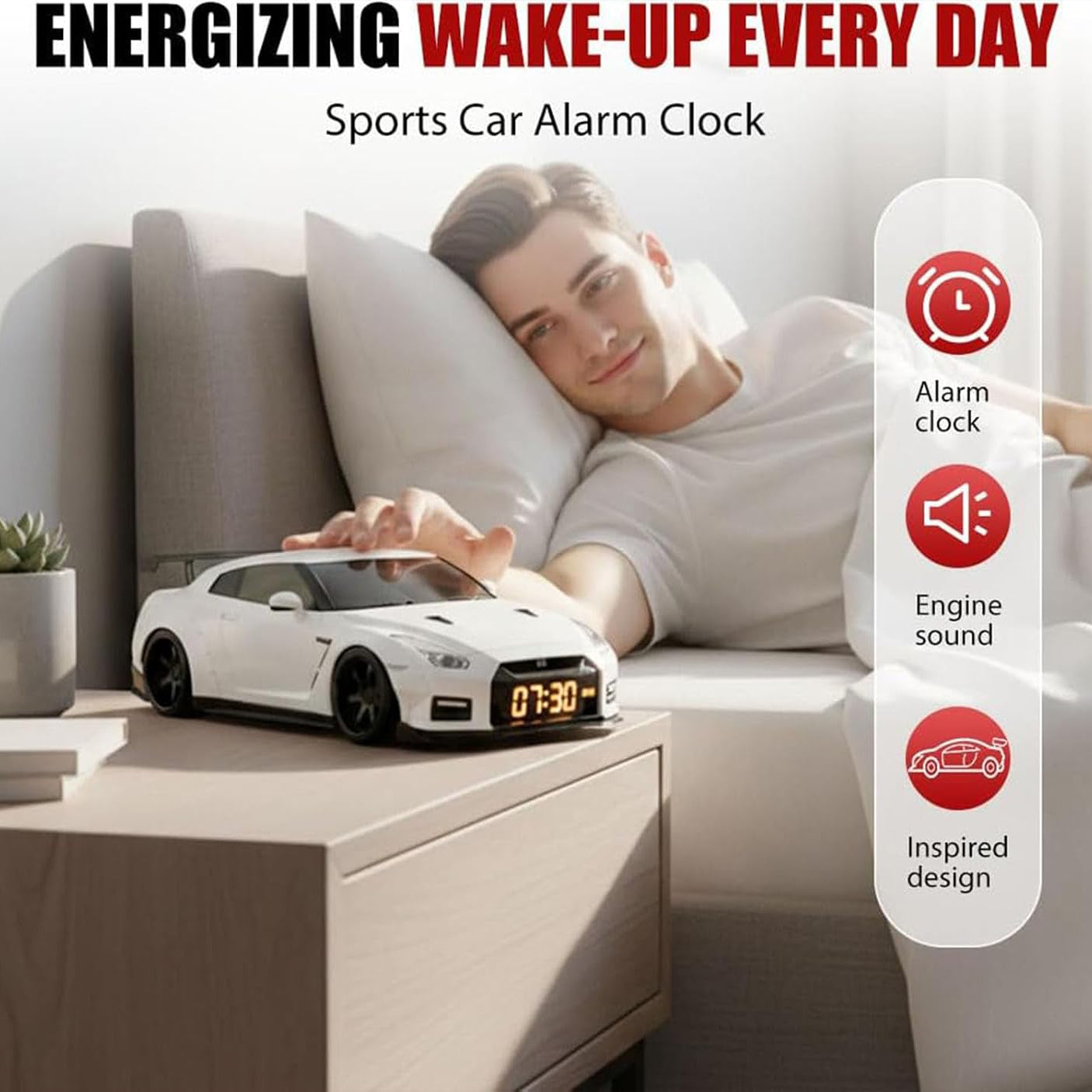 Supercar Alarm Clock