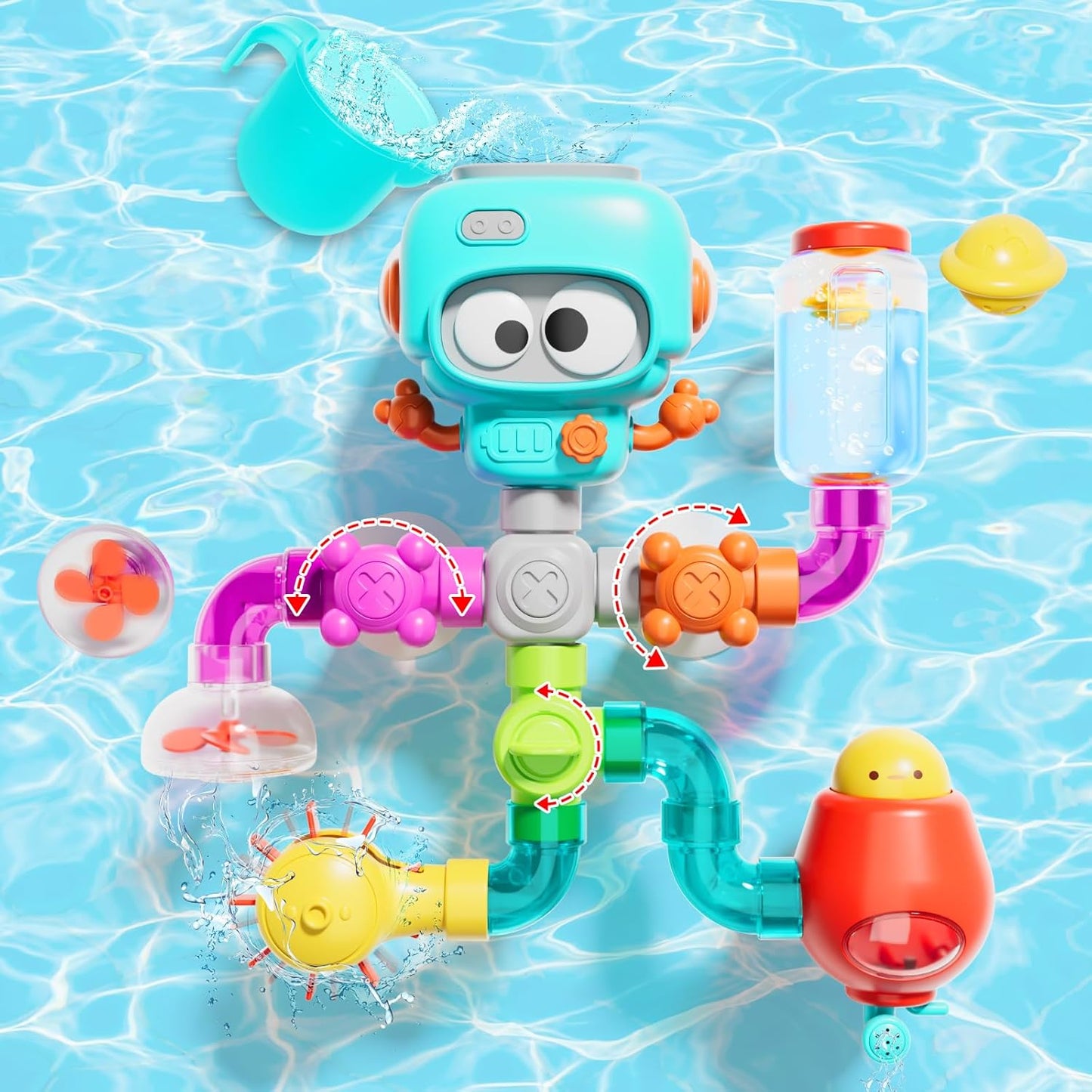 Waterworks Pipes Bath Toy for Toddlers (Ages 3β8)