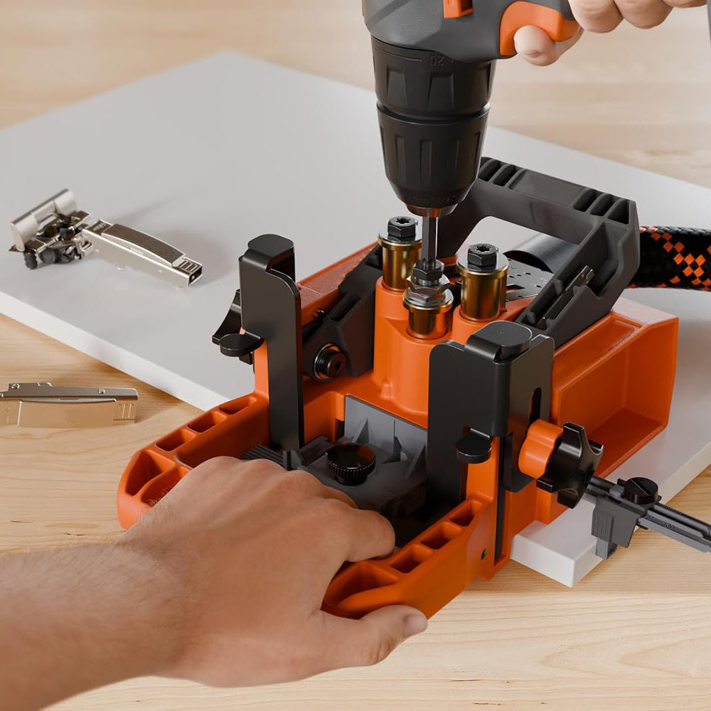 Easy Handheld Drilling Tool | Precision Hinge Hole Drilling Tool