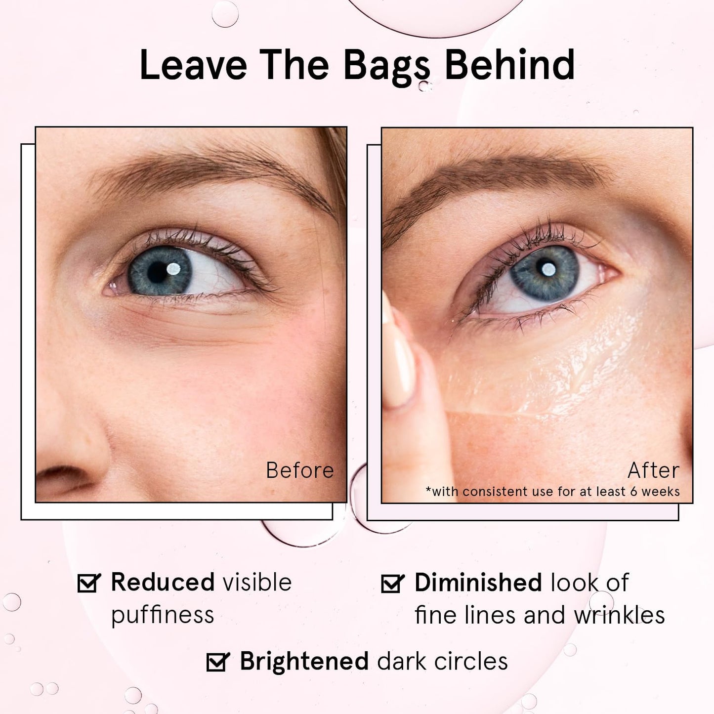 Eye brightening rollerball serum