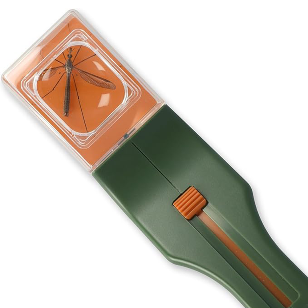 5x Magnifying Glass Quick-Release Insect Trap