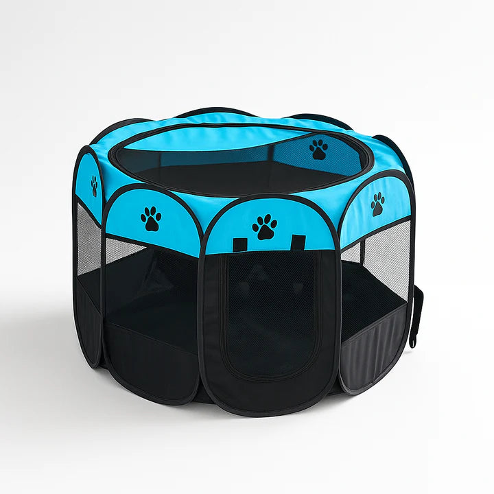 Portable foldable pet tent