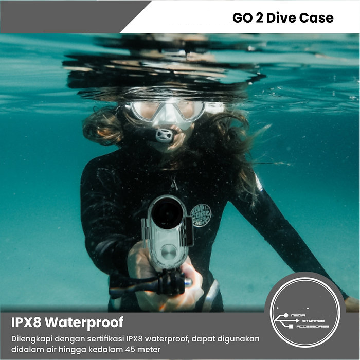 GO 2 Diving Case ā Waterproof Housing Up to 45m