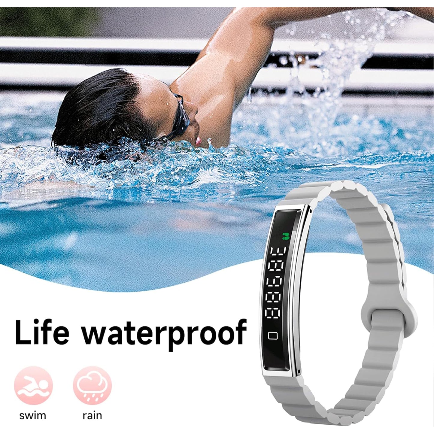 Fitness Tracker Watch – Heart Rate Monitor, Step Counting, Sports Modes, Sleep Tracking