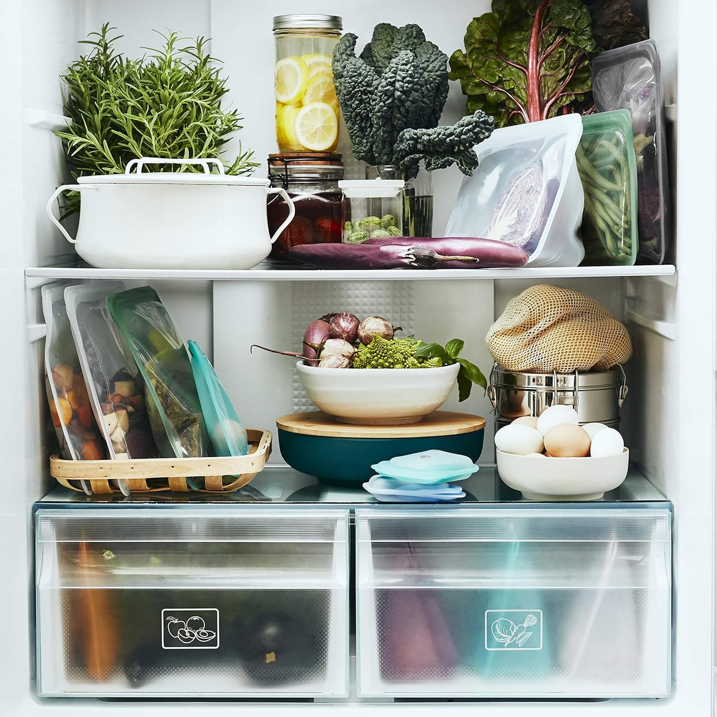 Reusable silicone pouch/bag