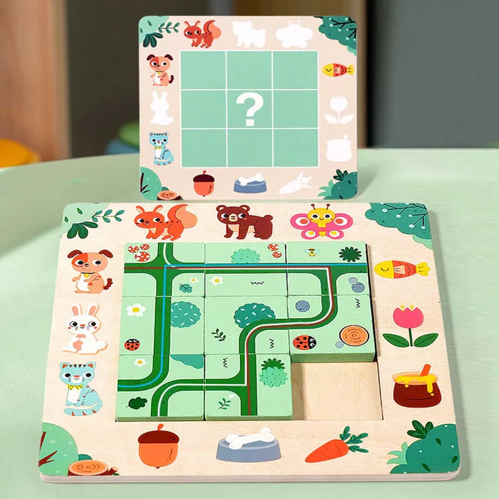 Montessori Wayfinding Puzzle Board