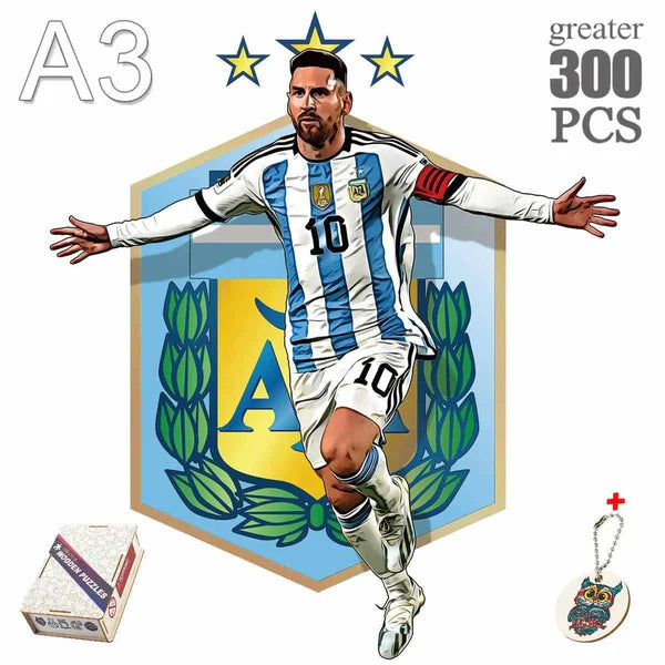 Basketball star Messi jigsaw puzzle toy