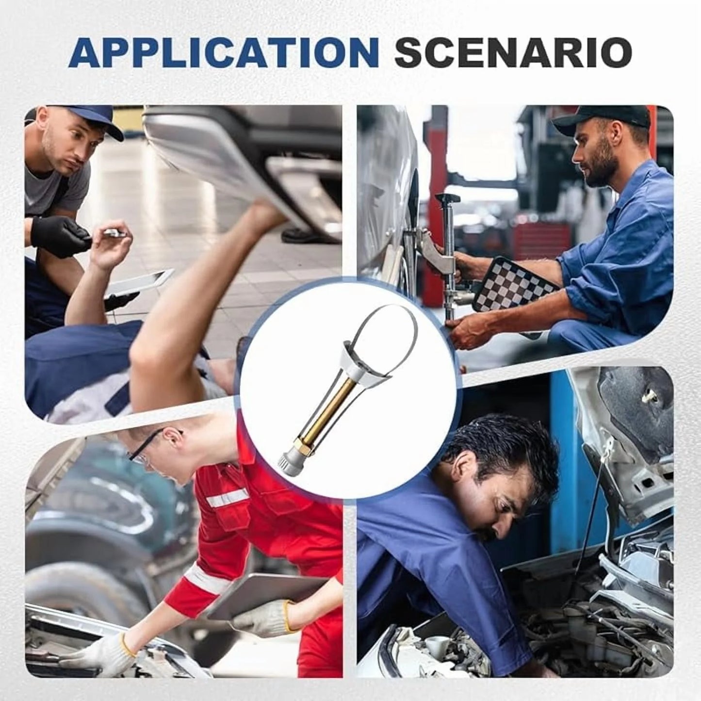 Car diameter adjustable oil filter removal tool with wrench