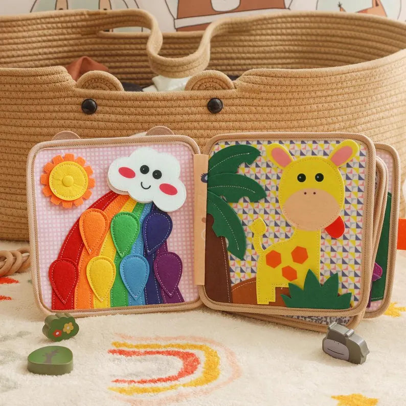 Felt Quiet Book — Children's Educational Activity Book (Ages 3-6)