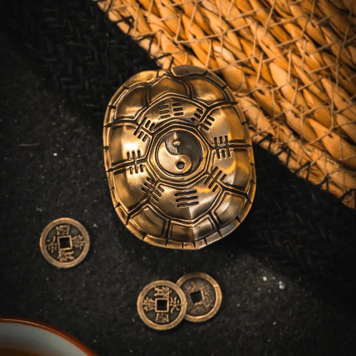 Turtle Shell Divination Decision Maker Lucky Turtle Figurine