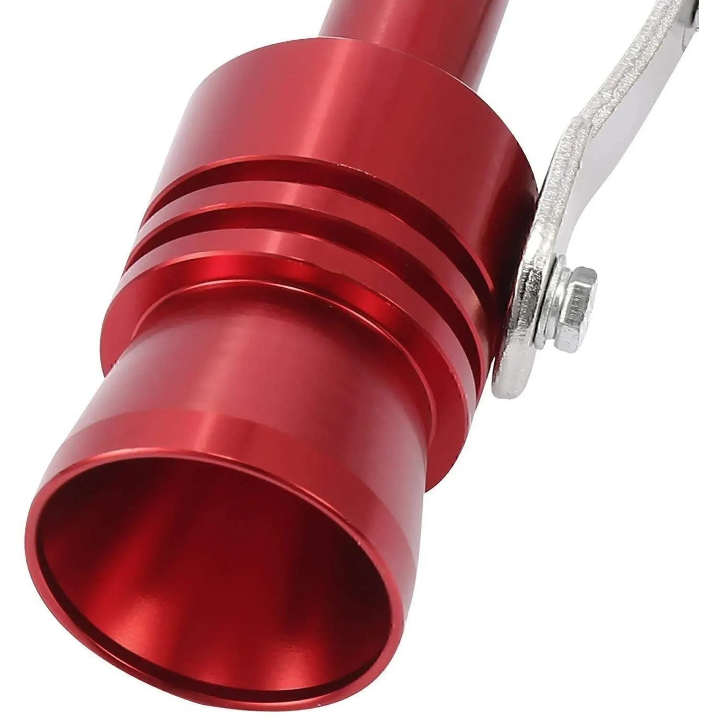 Turbo Sound Muffler Roar Noise Aluminum Red Pipe Exhaust