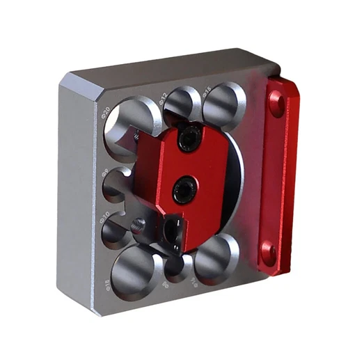 Adjustable 8-Hole Drill Driver Round Corner Tool – Precision Dowel Making Fixture