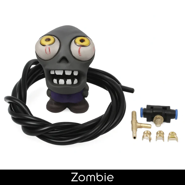 A silicone turbocharged toy whose eyeballs pop out when it accelerates