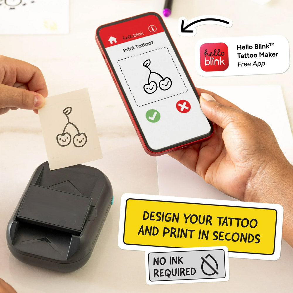 Kids Temporary Tattoo Sticker Set — Washable Body Art for Children Ages 8