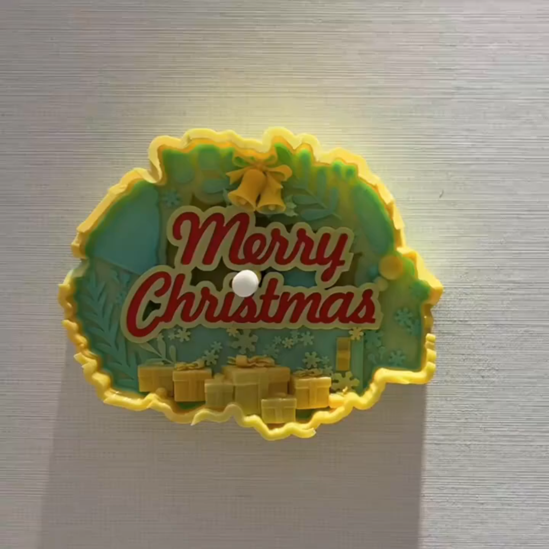 Christmas Tree Silhouette Projection Night Light – Artistic Shadow Holiday Decor