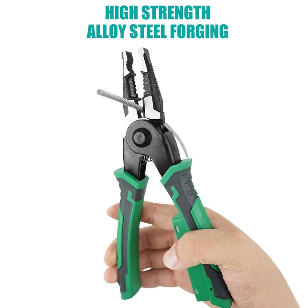 6 in 1 Circlip Pliers Set – Snap Ring & Retaining Ring Pliers with Removable Heads