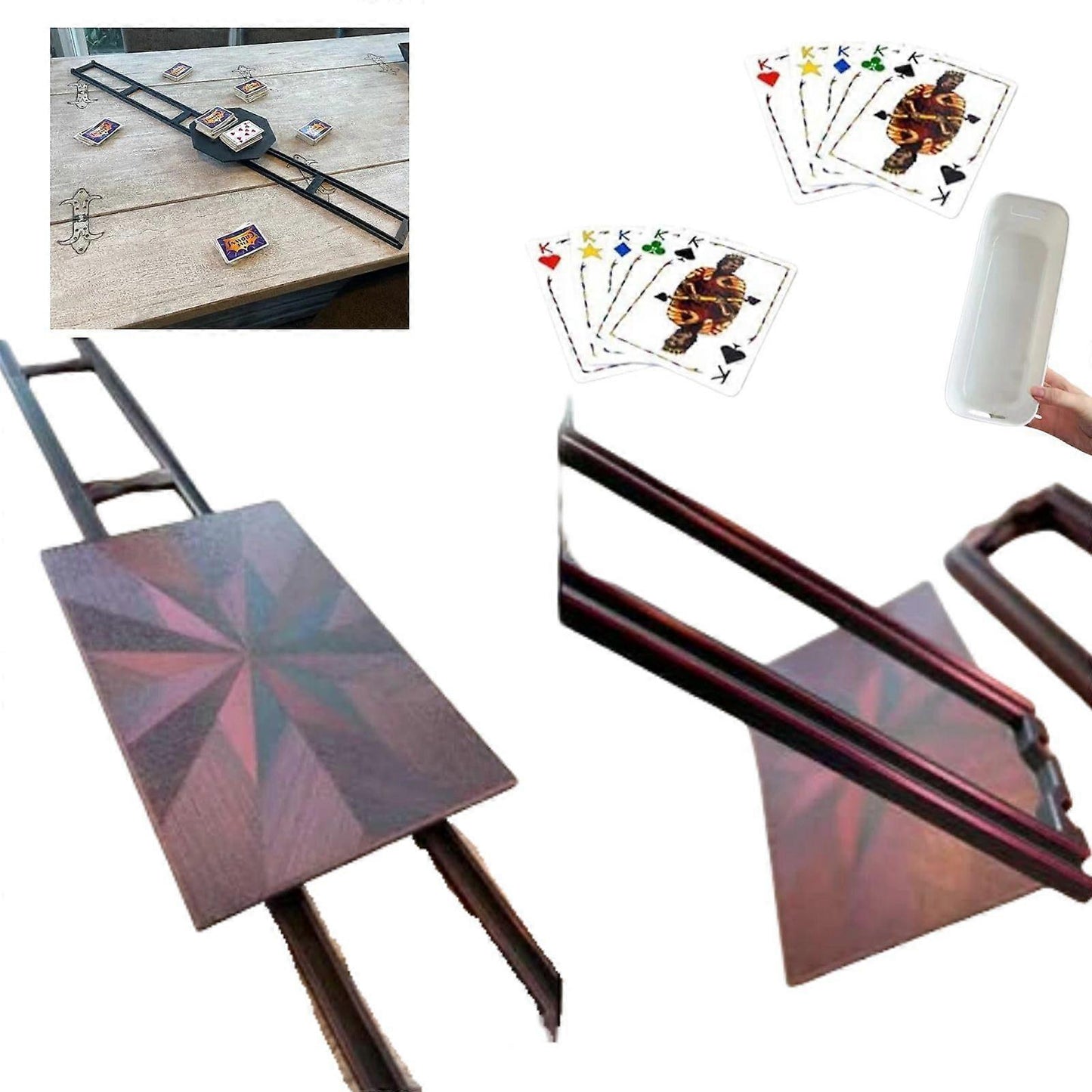 Game Glider Original – Red & Black Edition with Black Rails