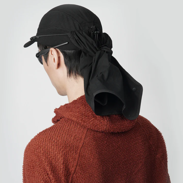 Running Sun Cap with Detachable Sun Cape