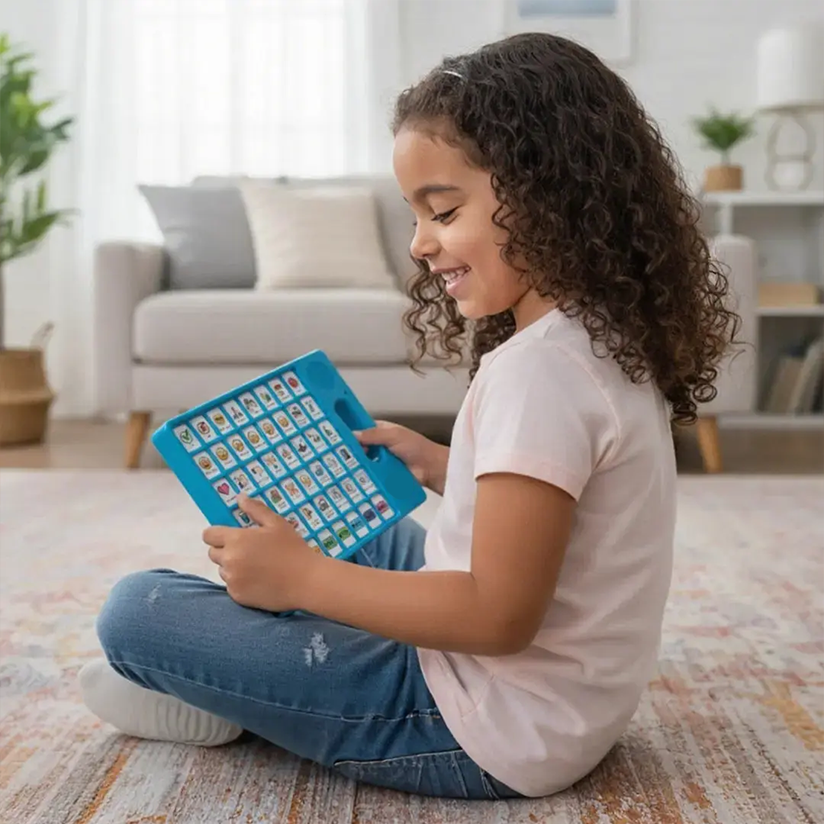 Communication boards are used for speech-supported language learning