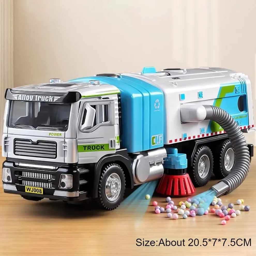 Electric Garbage Truck Toy with Vacuum Hose