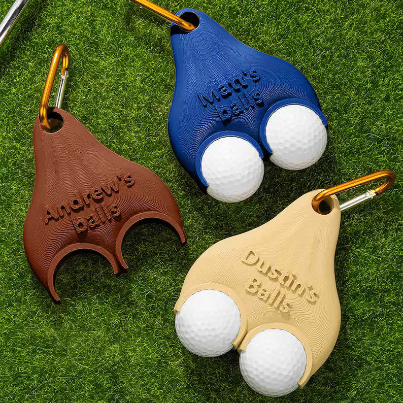 Personalized golf ball clips | Fun 3D printed clips