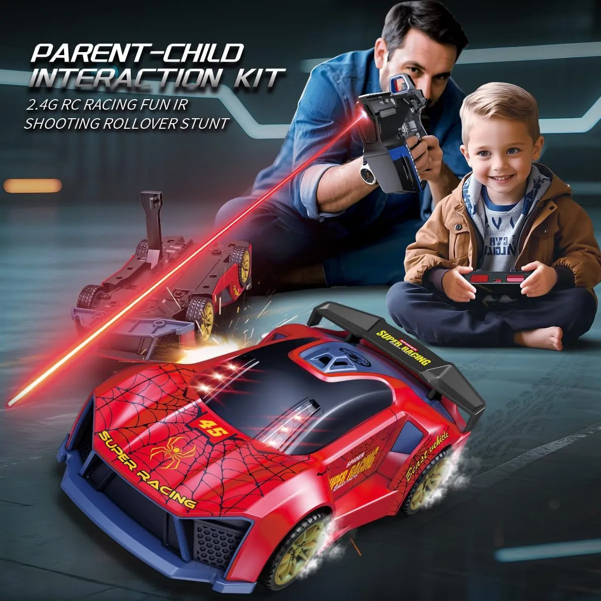 2.4G Infrared Laser Shooting Remote Control Car