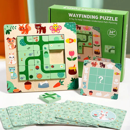Montessori Wayfinding Puzzle Board
