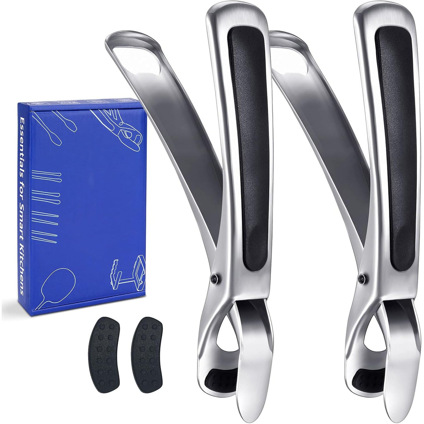 Pizza Pan Clamp, Non-Slip Pot Tongs, Hot Dish & Bowl Remover, Ideal for Cooking & Steaming