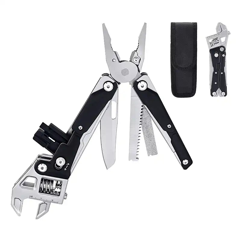 Adjustable Wrench Multi-Tool Pliers – 11-in-1 Tool with Pouch