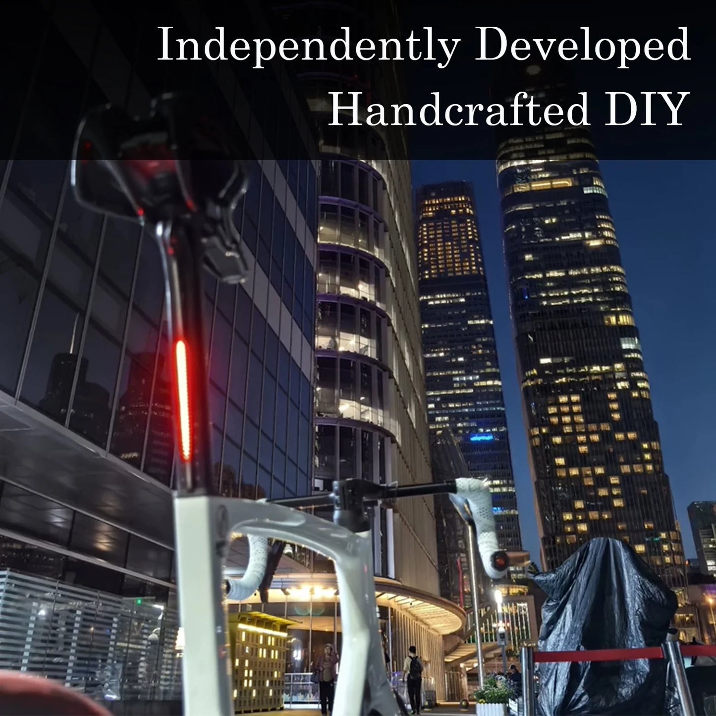 New Road Bike Seat Post Water Drop Tail Light | Long Battery Life