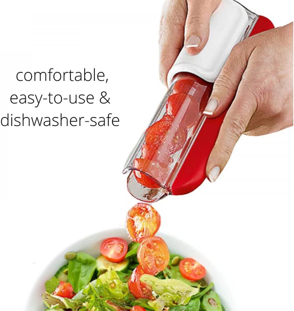 Small Fruit Cutter — Quick Salad Cherry Tomato/Grape Slicer
