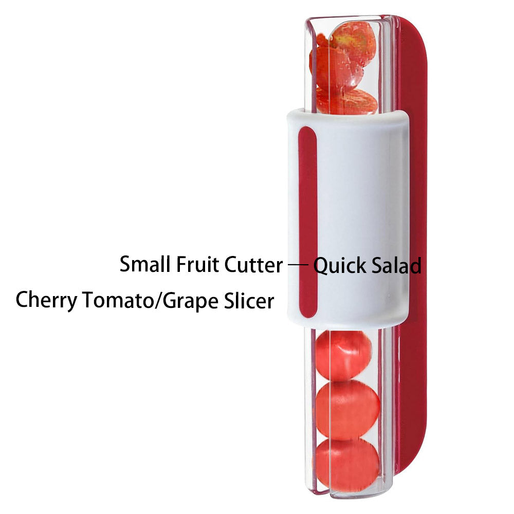 Small Fruit Cutter — Quick Salad Cherry Tomato/Grape Slicer