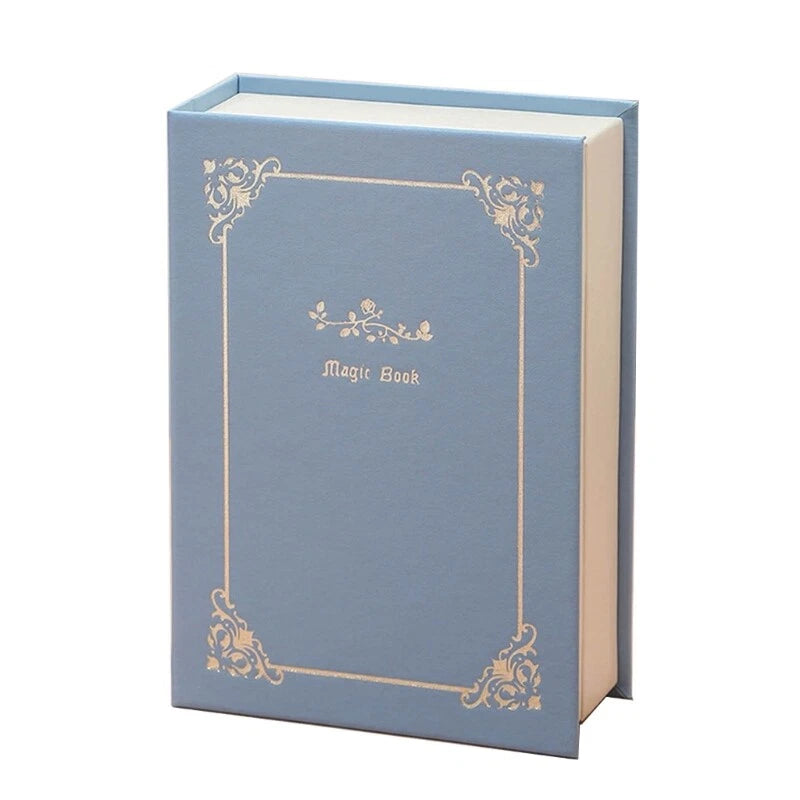 Book-style jewelry storage box, suitable for earrings and rings