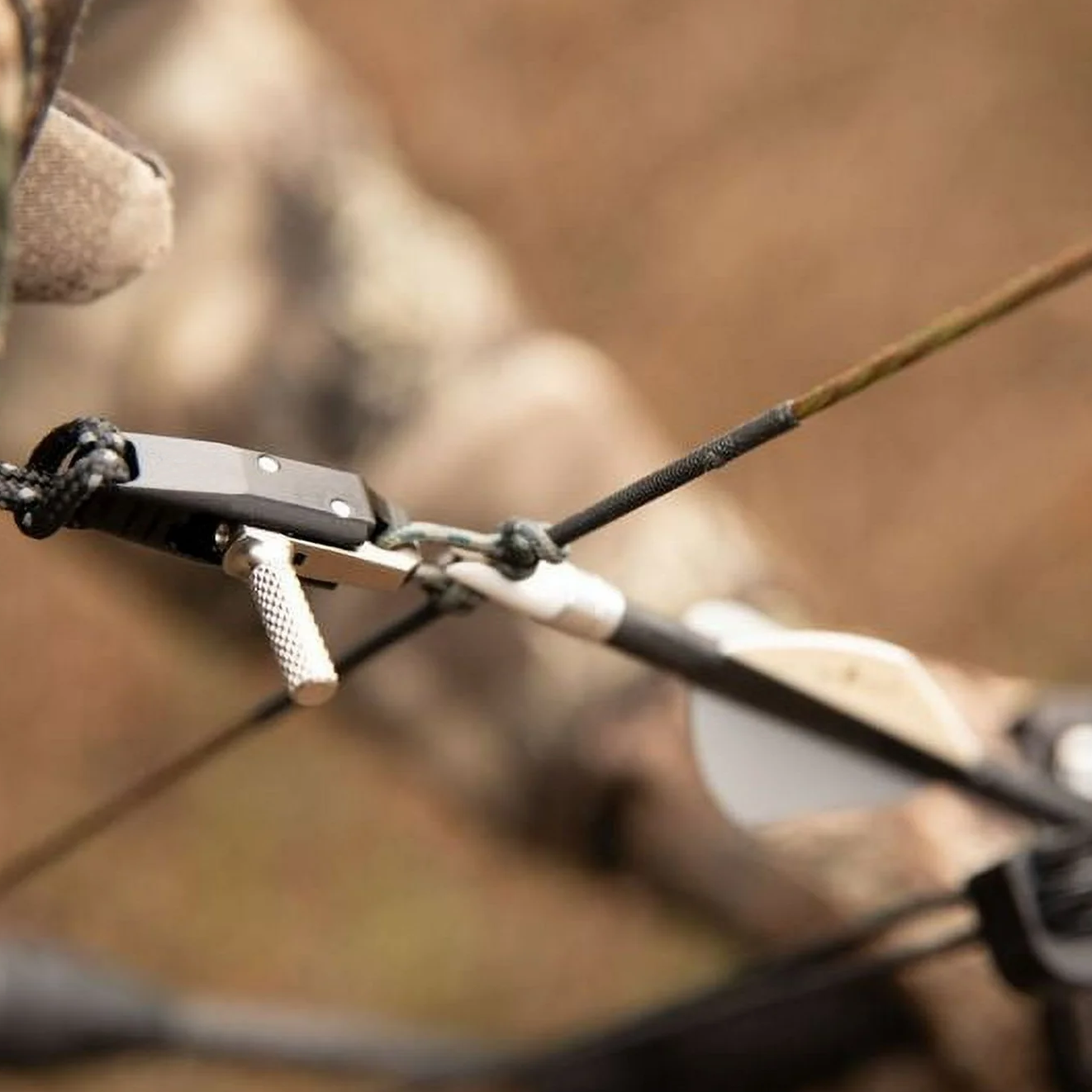 Archery Release Aid – Ambidextrous Stainless Steel Single Caliper