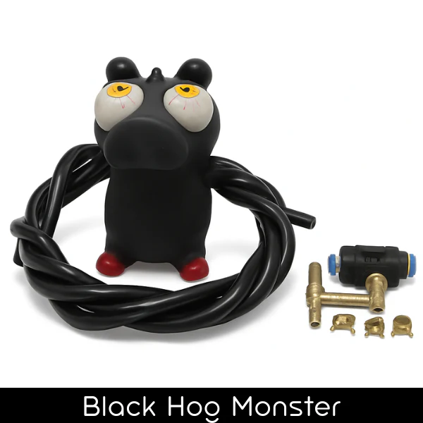 A silicone turbocharged toy whose eyeballs pop out when it accelerates