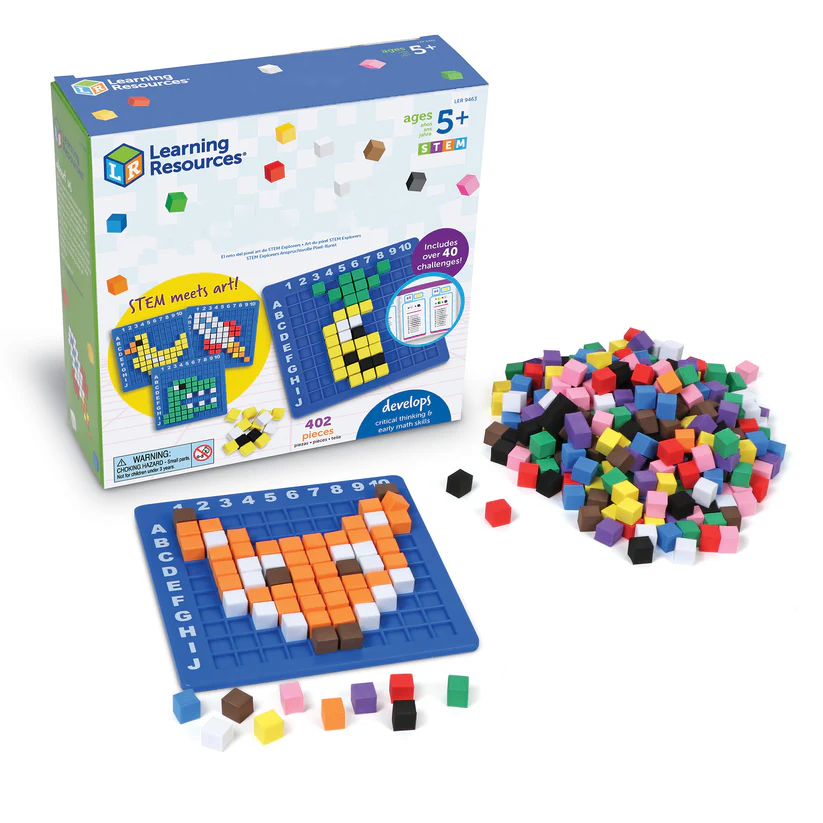 Pixel Art Challenge – STEM Learning Game for Kids (402 Pieces)