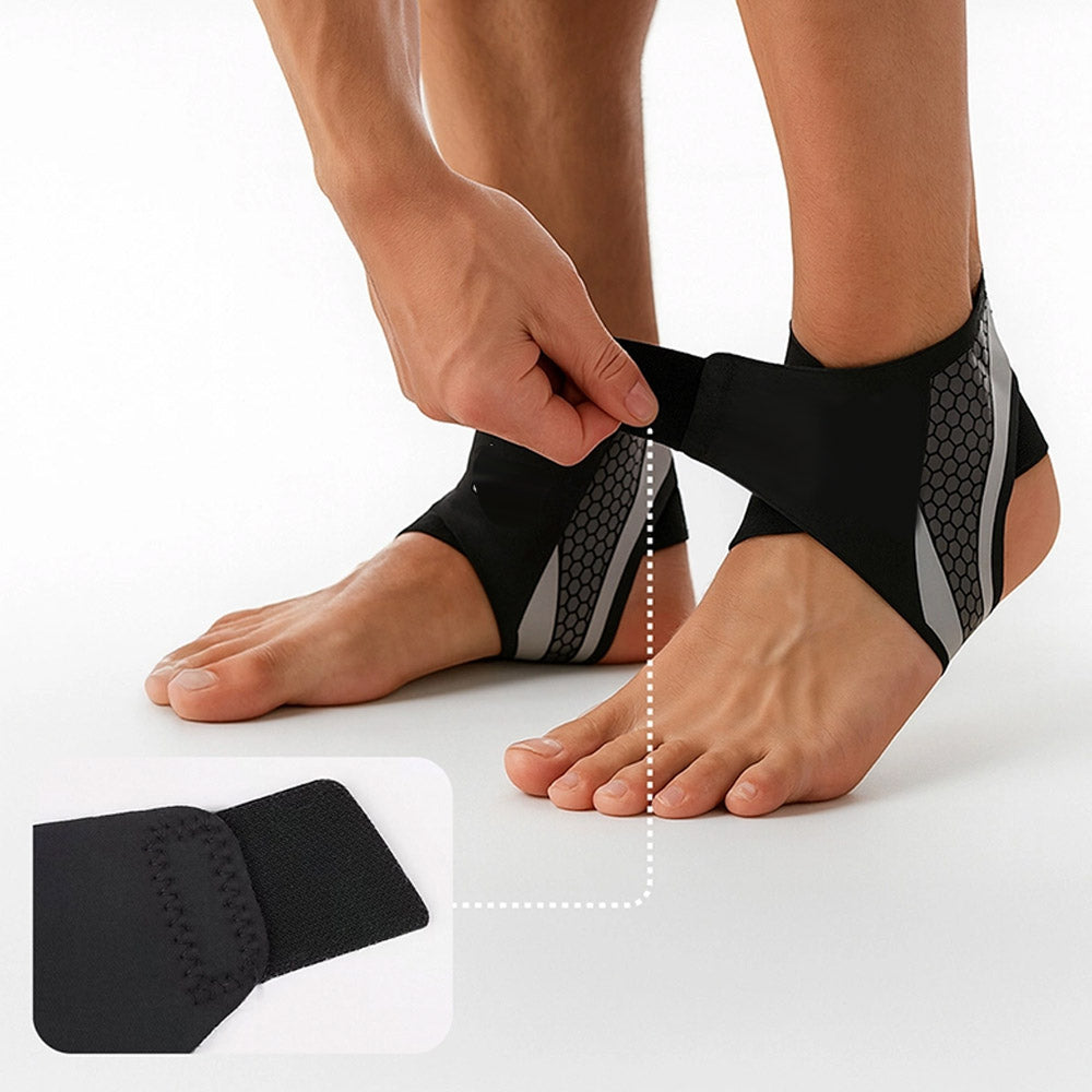 Ankle Support Compression Strap — Professional Sports Protection &amp; Sprain Recovery Brace