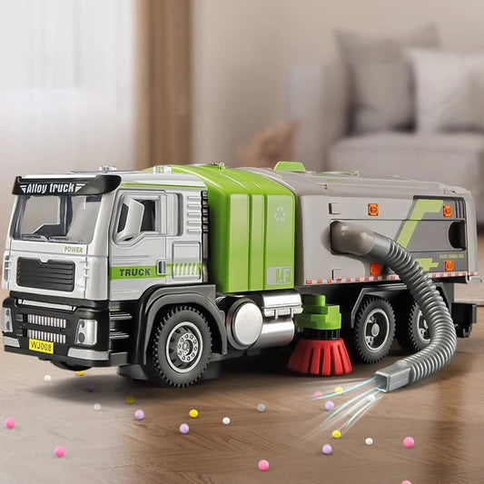 Electric Garbage Truck Toy with Vacuum Hose
