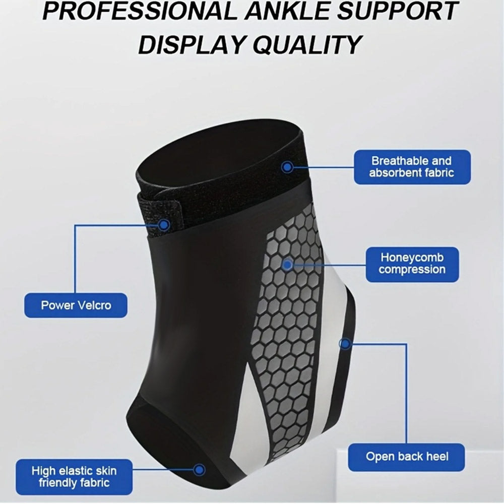 Ankle Support Compression Strap — Professional Sports Protection &amp; Sprain Recovery Brace