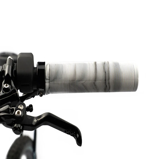 MTB Ribbed Lock-On Grips – White Camo